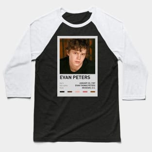 Evan Peters Baseball T-Shirt